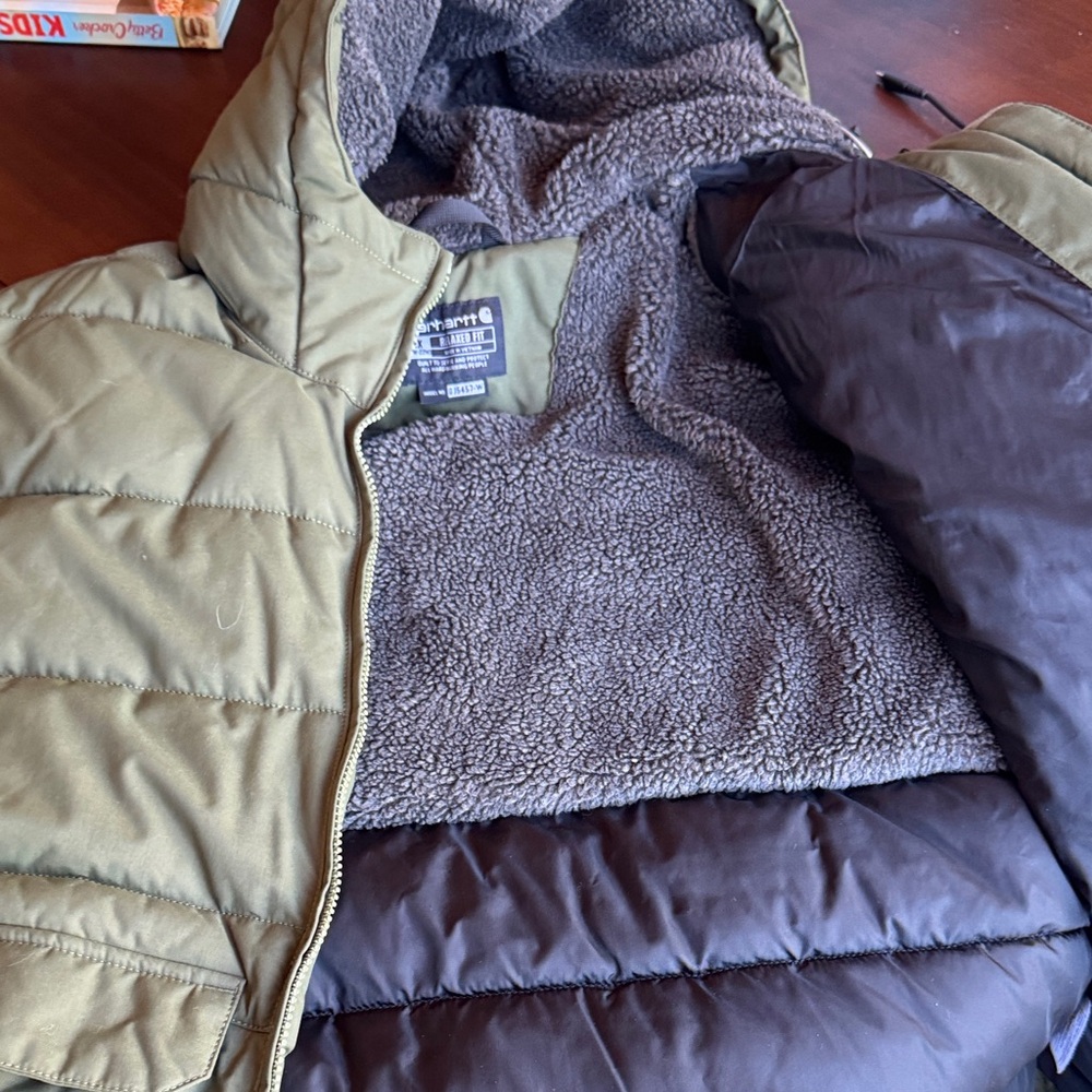Carhartt Sage Green Quilted Jacket - Picture 4 of 4